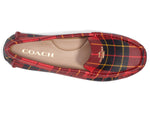 Coach Marley Coated Canvas Driver Plaid 8.5 B (M)