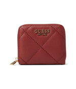 GUESS Fatine Small Zip Around Wallet Merlot One Size