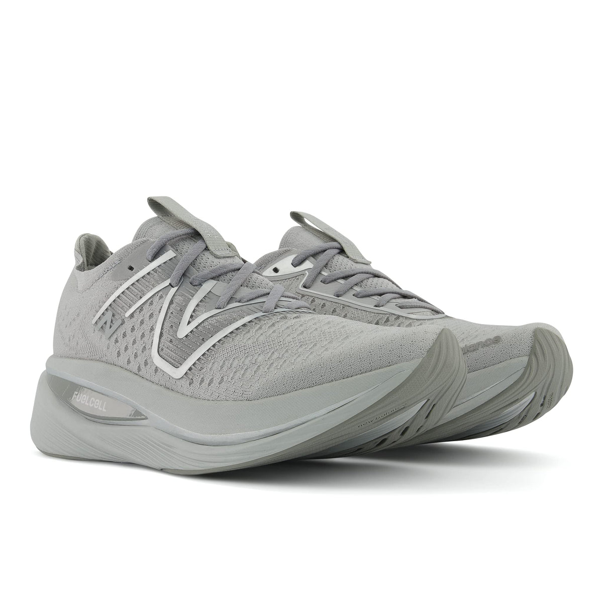New Balance Men's FuelCell SuperComp Trainer V2 Running Shoe, Rain Cloud/Silver/Marblehead 8.5 M
