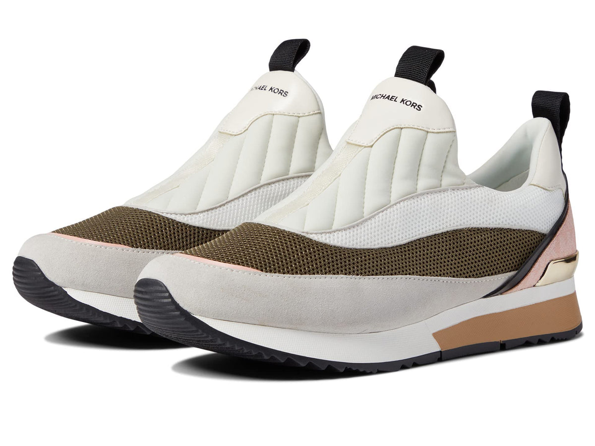 Michael Kors Allie Stride Slip-On Olive Multi 7 M