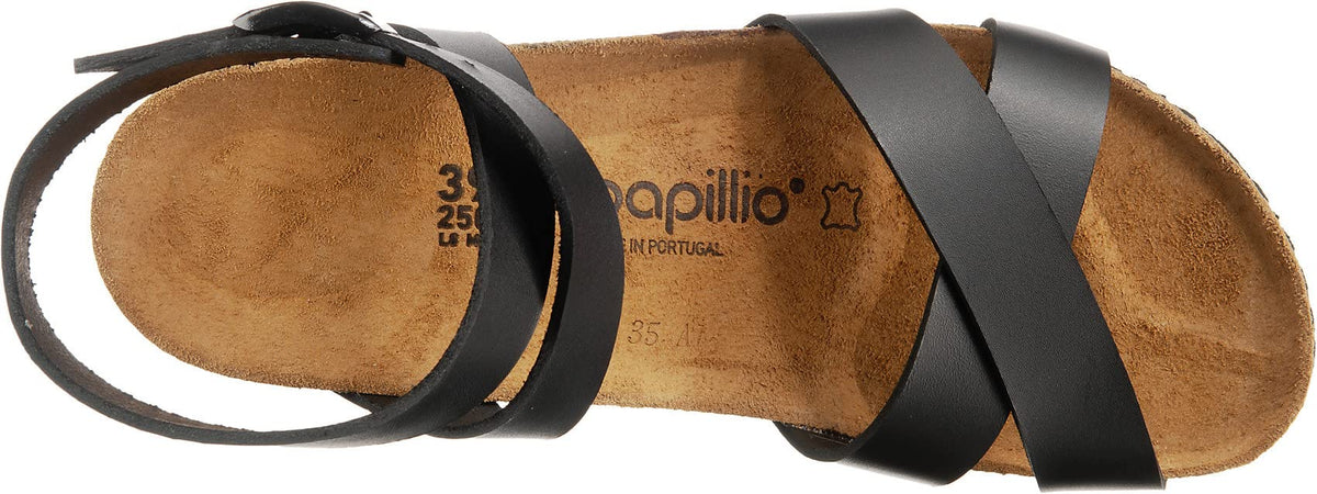 Papillio Women's Lola Ankle Strap Sandals, Black Noir Noir, 9.5