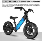 Hiboy BK1 Electric Bike for Kids Ages 3-5 Years Old, 24V 100W Electric Balance Bike with 12 inch Inflatable Tire and Adjustable Seat, Electric Motorcycle for Kids Boys & Girls (Black)
