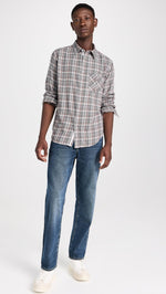 rag & bone Men's Fit 2 Yokohama Plaid Shirt, Stnpld, M