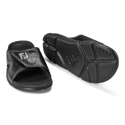 FootJoy Men's FJ Slide Previous Season Style Golf Shoes, Black, 12