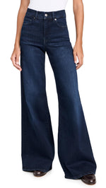FRAME Women's Le Palazzo Jeans, Dante, Blue, 28