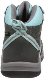 KEEN Unisex-Child Ridge Flex Mid Height Waterproof Leather Hiking Boots 13 Little Kid Grey/Blue Tint