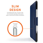 URBAN ARMOR GEAR UAG iPad Pro 12.9" (6th Gen 2022, 5th Gen 2021) Case Blue Cobalt Metropolis Rugged Heavy Duty Protective Cover Multi-Angle Viewing Folio Stand with Pencil Holder