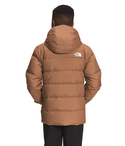 THE NORTH FACE Boys' North Down Fleece-Lined Parka, Toasted Brown, X-Small