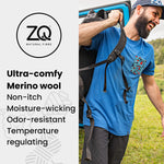 Smartwool Men's Classic Thermal Merino Wool Base Layer — Quarter Zip (Slim Fit), Rhythmic Red, Large