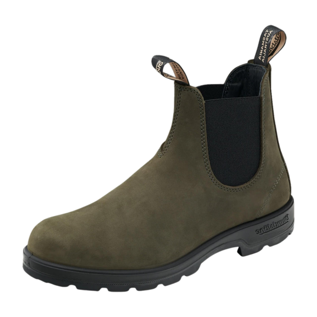 Blundstone 2442 Unisex Classic Series Chelsea Boot for Men and Women with Shock Absorption and Premium Water Resistant Nubuck Leather, Forest Green, 11 US Men / 13 US Women / 10 AU