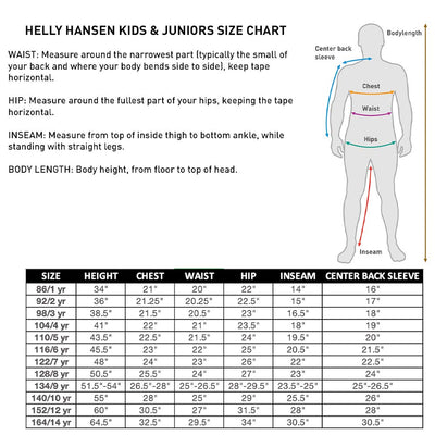 Helly-Hansen Junior HH Graphic LIFA Merino Midweight Set, 591 Trooper, 12