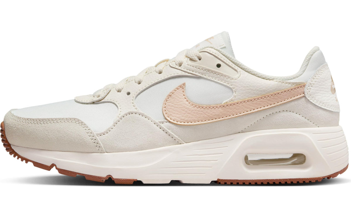 Nike Air Max SC Women's Shoes (CW4554-118, Sail/Sail/Gum Medium Brown/Sanddrift) Size 8