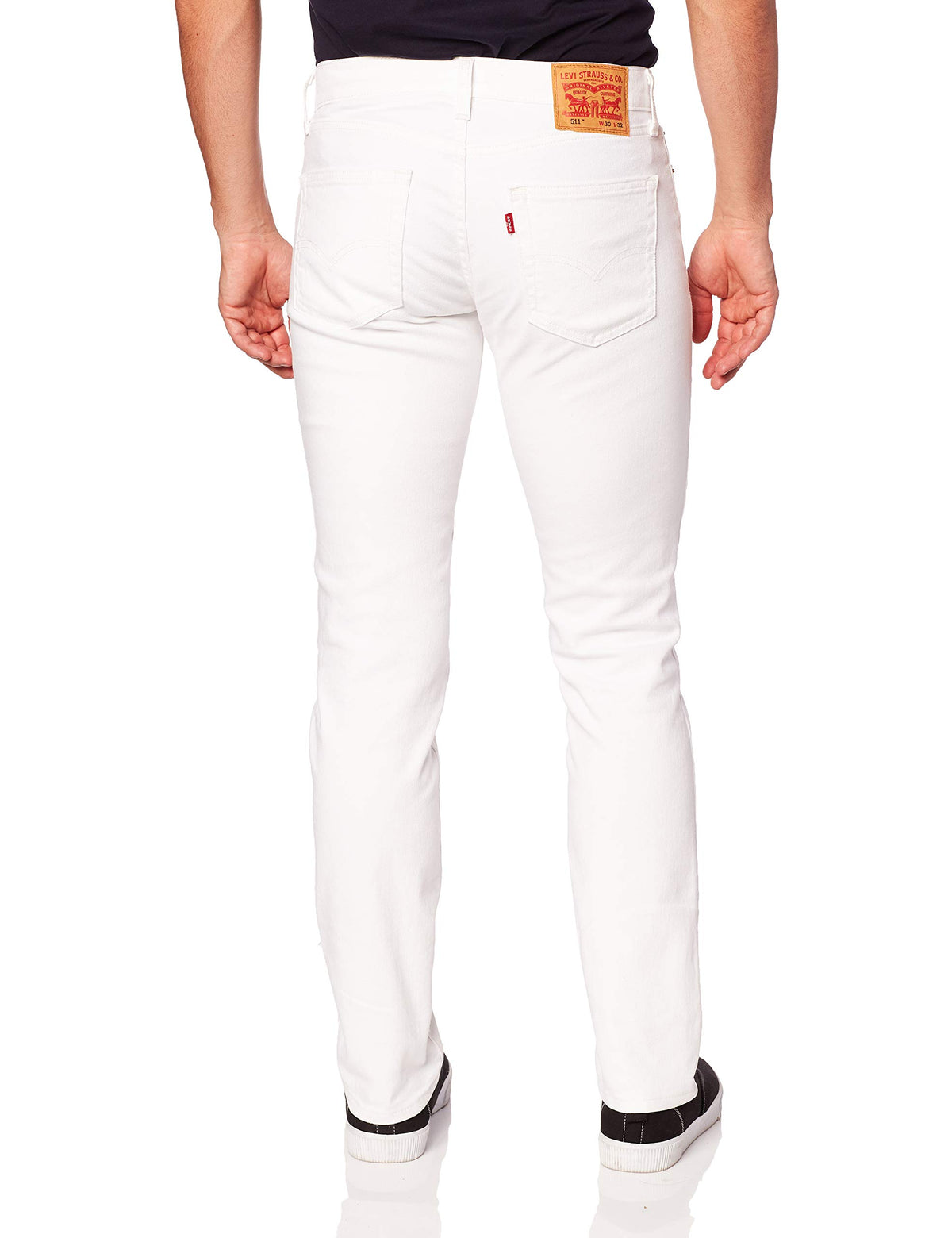 Levi's Men's 511 Slim Fit Jeans (Regular and Big & Tall), Castilleja White-Advanced Stretch (Waterless), 33W x 32L