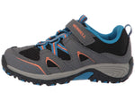 Merrell Trail Chaser Hiking Sneaker, Grey/Black, 10.5 Wide US Unisex Big_Kid