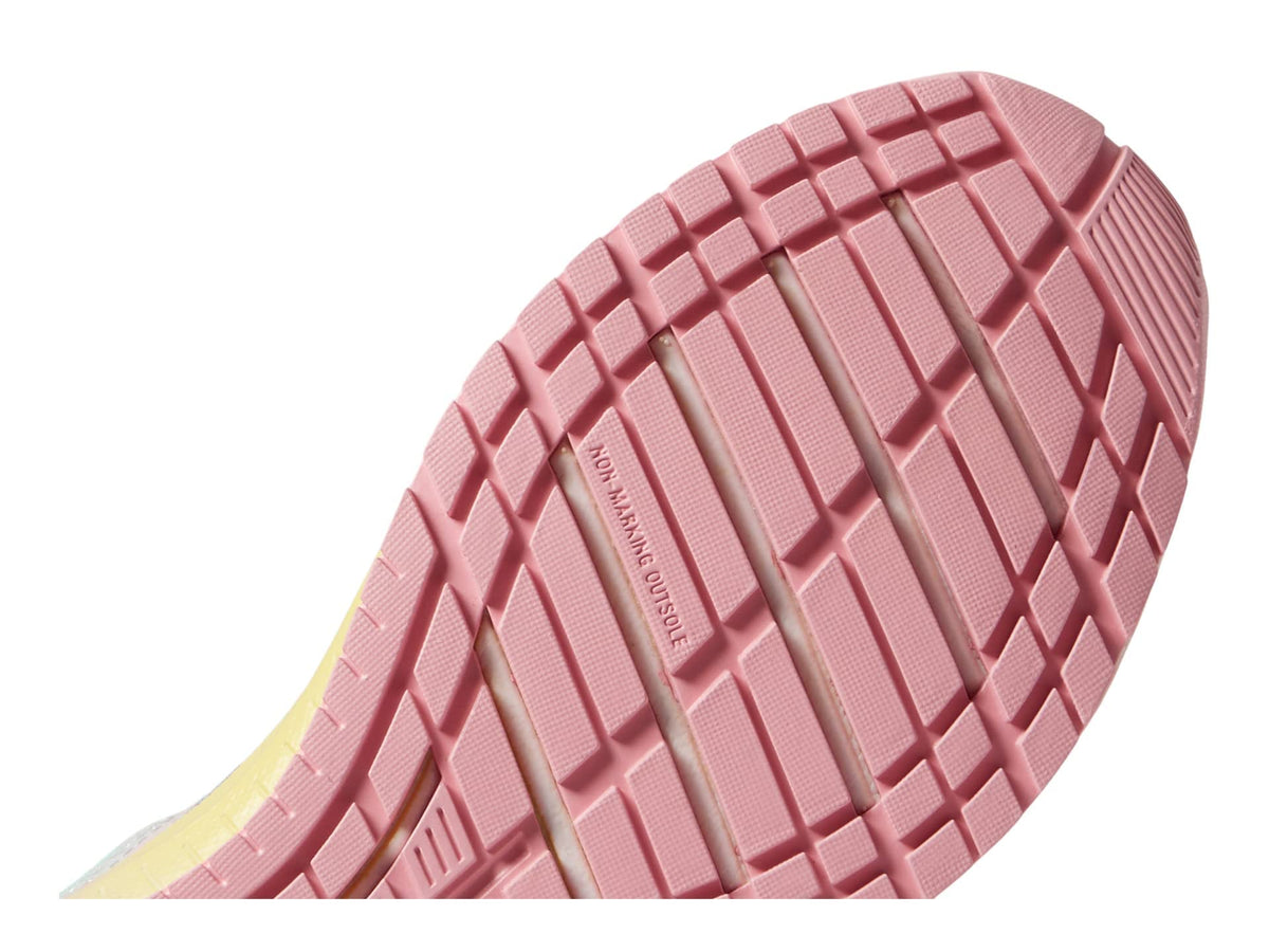 Reebok Girls Durable XT Running Shoe, Pure Grey/Pink Glow/Hint Mint, 2 US Little Kid