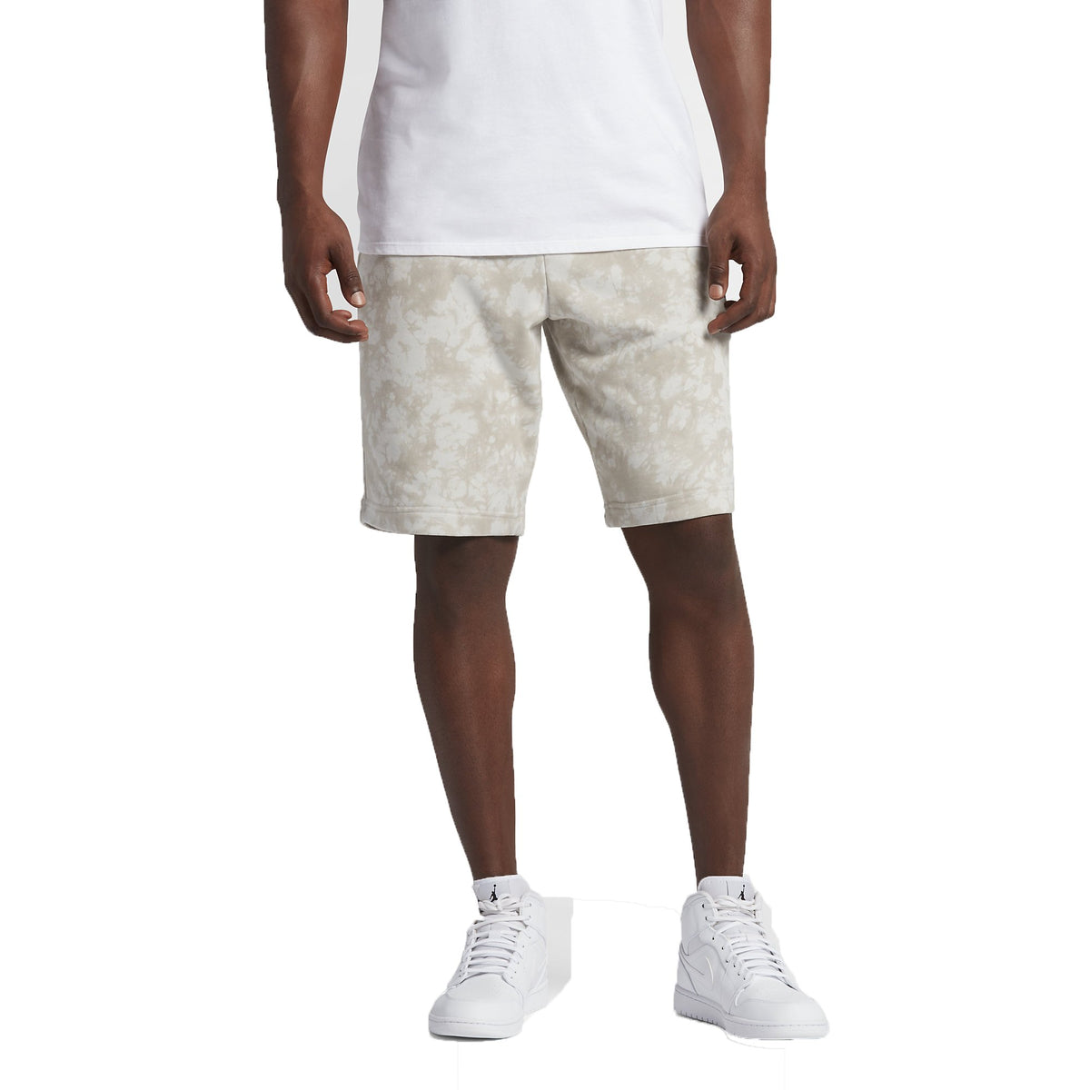 Jordan Men Fadeaway Short Grey Light Bone Size M US