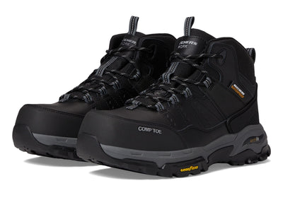 Skechers Arch Fit Tarver Comp Toe Black 12 D (M)
