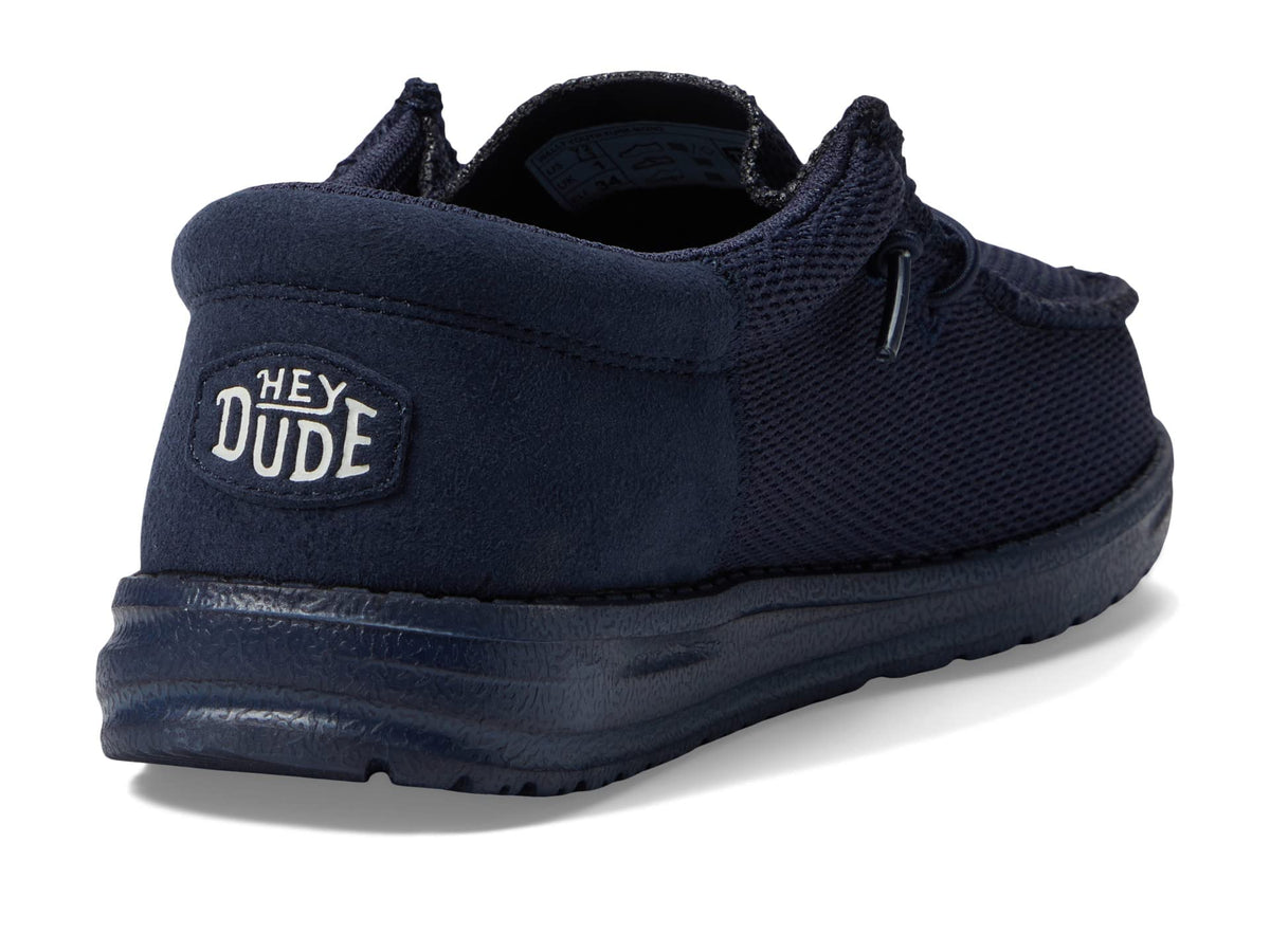 Hey Dude Boy's Wally Funk Mono Slip-On Casual Shoes (Little Kid/Big Kid) Navy 2 Little Kid M