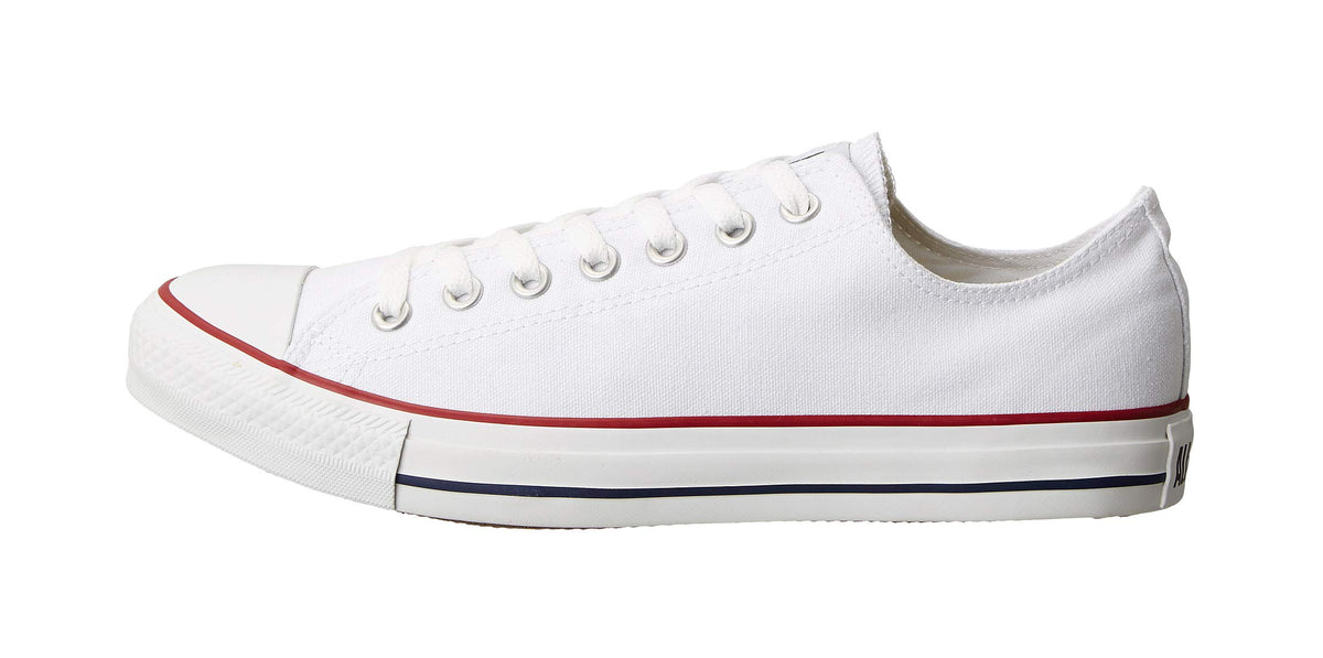 Converse Unisex Chuck Taylor All Star Ox Low Top Classic Optical White Sneakers - 9.5 Men 11.5 Women