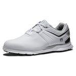 FootJoy Men's Pro|sl Carbon Golf Shoe, White/Black, 14 Wide