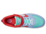 Nike Boy's Court Borough Low Recraft (Little Kid) Sneaker, Cobalt Bliss/White/Track Red, 3
