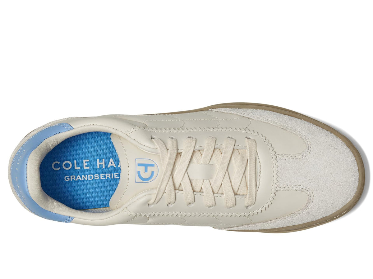 Cole Haan Women's Grandpro Breakaway Sneaker, Ivory/Vista Blue, 8 Wide