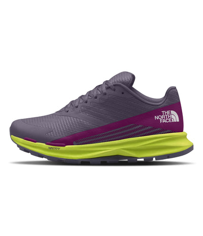 THE NORTH FACE Women's VECTIV Levitum Trail Running Shoe, Lunar Slate/LED Yellow, 10