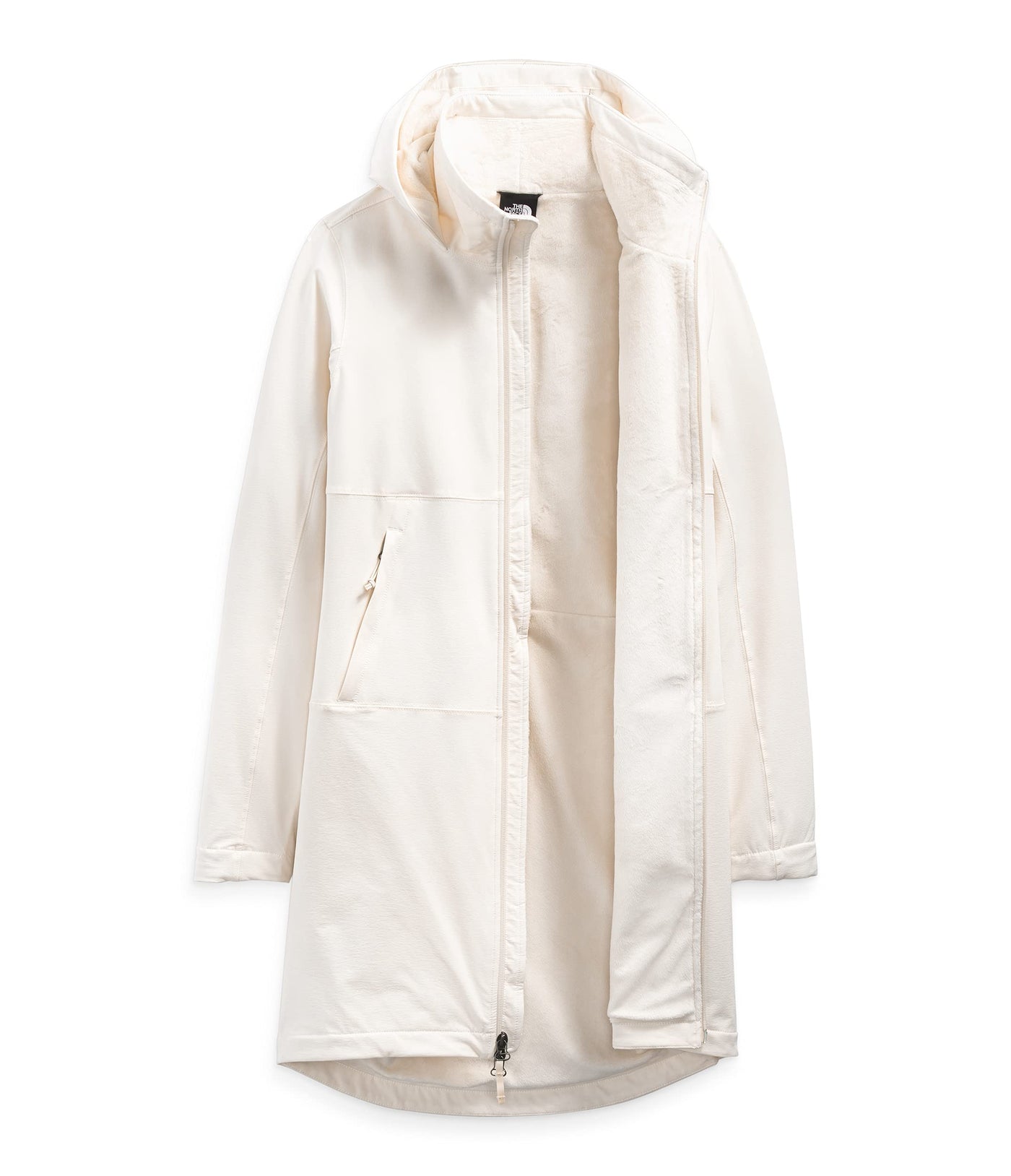 THE NORTH FACE Shelbe Raschel Parka-Length w/Hood Gardenia White Heather XL