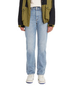 Levi's Women's Premium 501 Original Fit Jeans, Medium Indigo Worn in, 24