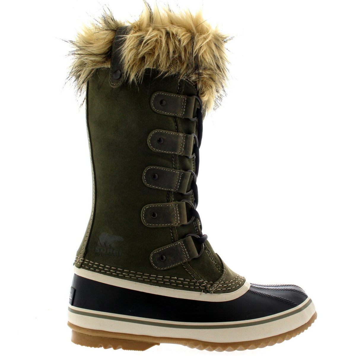 Sorel Womens Joan of Arctic Mid Calf Winter Snow Rain Waterproof Boots - Nori - 9/40