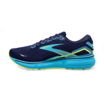 Brooks Men's Ghost 15 Running Shoe - Navy/Blue/Green - 15 Medium