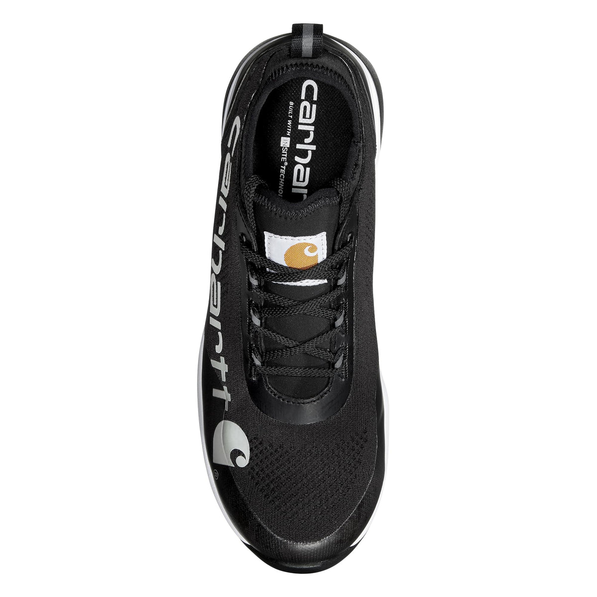Carhartt Men's Force 3" EH Nano Toe Work Sneaker, Black/White - 12 M