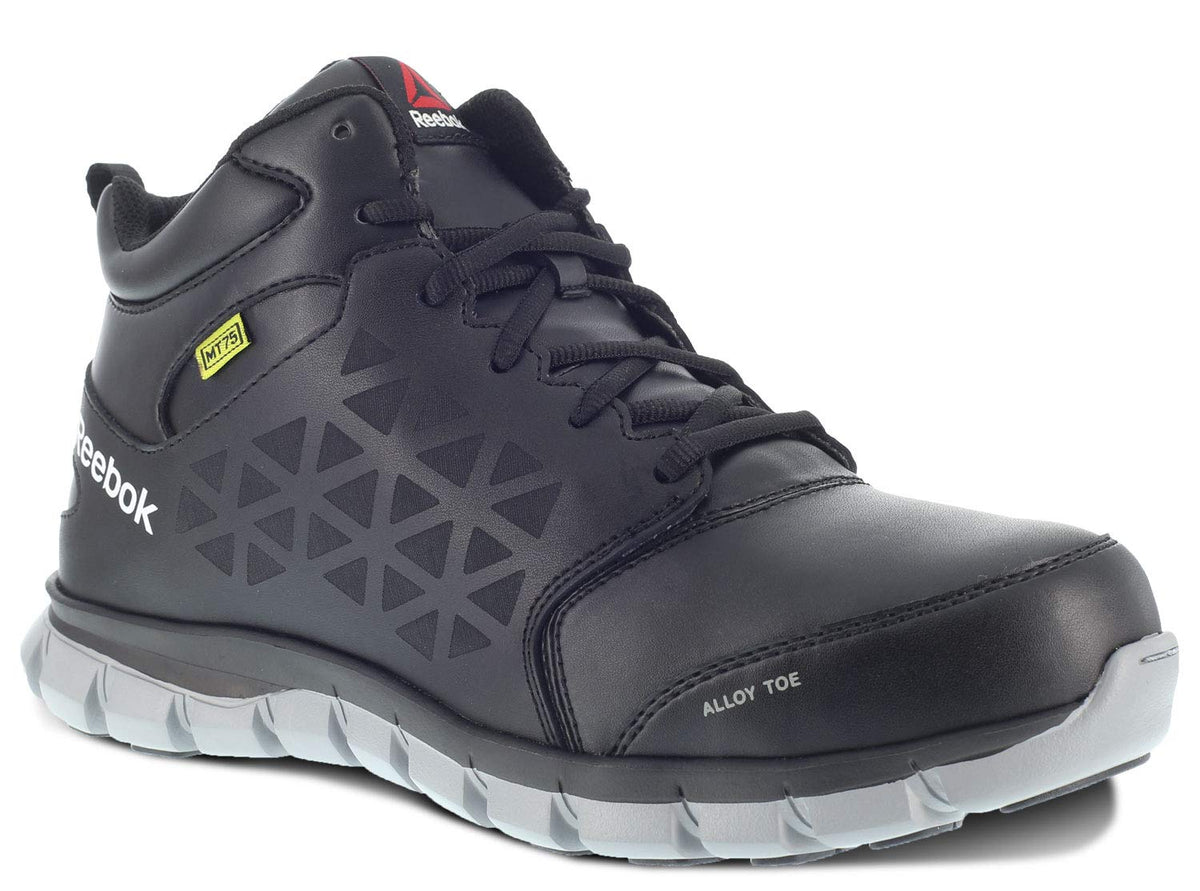 Reebok Work Women's Sublite Cushion Alloy Toe Comfort Black and Grey - 11 Wide