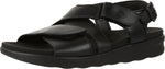 SAS Women's Huggy Flat Sandals 10.5 Narrow Black