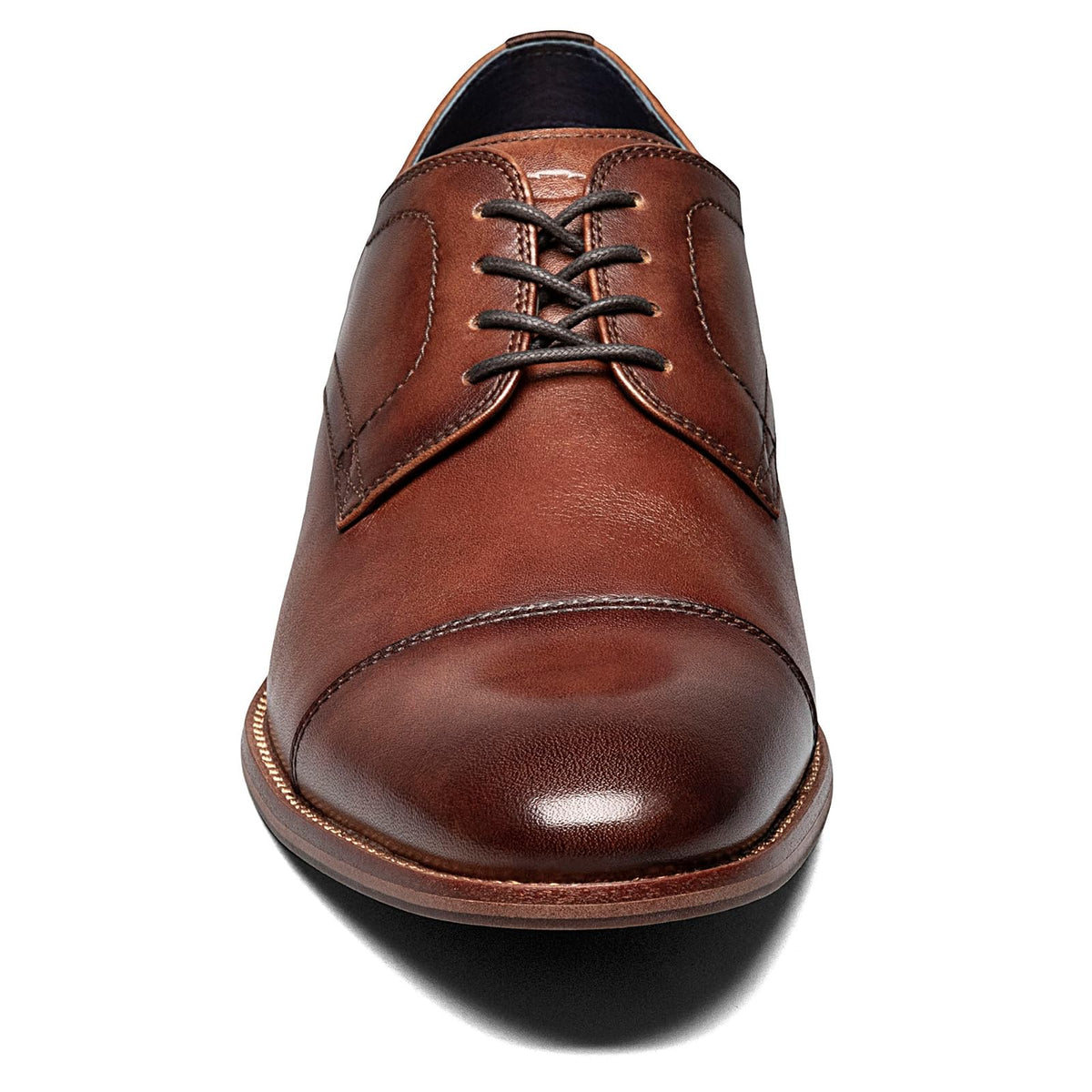 Florsheim Flex Cap Toe Oxford Mens Oxford 13 2E US Cognac