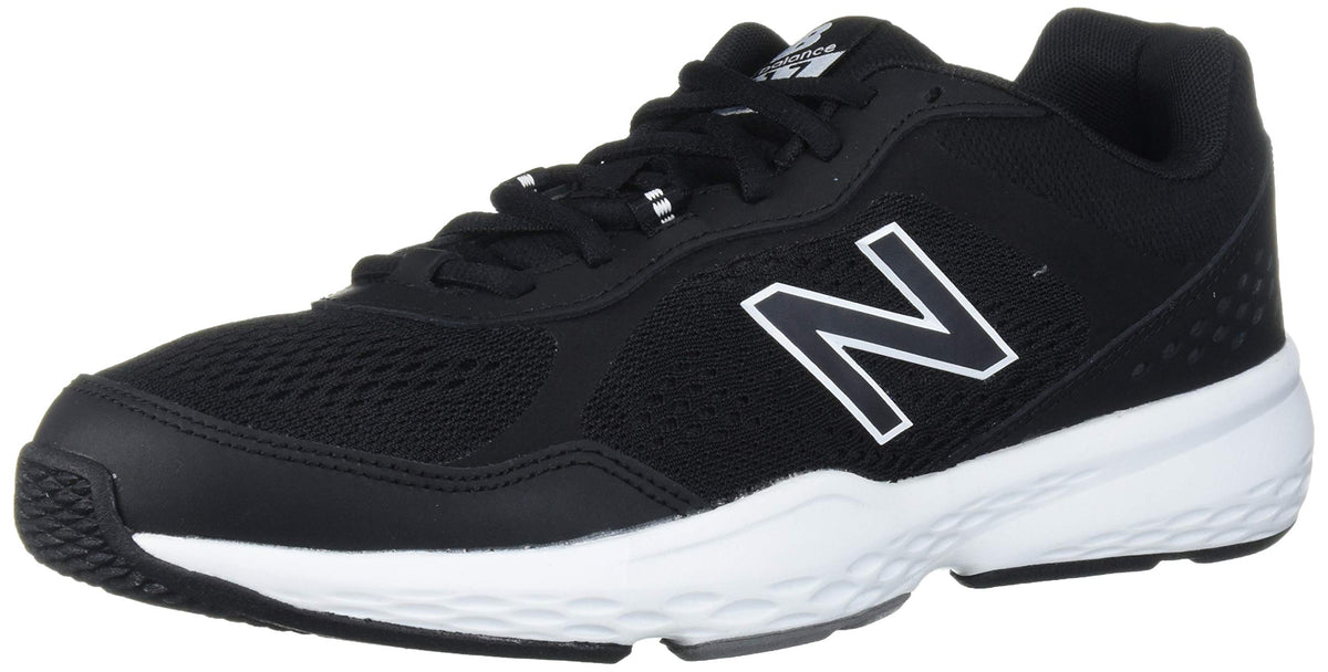 New Balance Men's 517 V2 Cross Trainer, Black/White, 7
