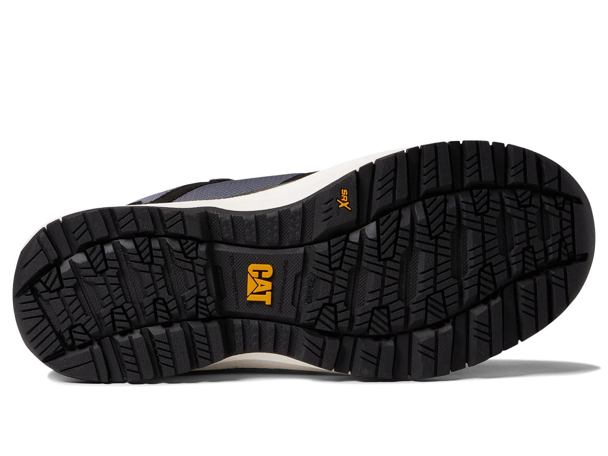 CAT Footwear Women's Quake Composite Toe Construction Shoe, Black/Medium Charcoal, 8.5