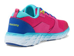 Saucony Wind 2.0 Sneaker, Pink/Blue/Grey, 3.5 US Unisex Big Kid