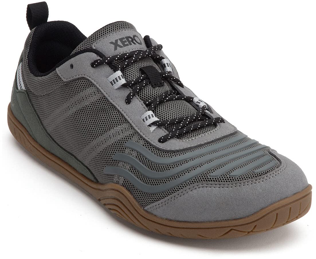 Xero Shoes Men’s 360 Barefoot Training Shoes, Steel Gray/Thyme, 10