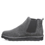 BEARPAW Men's Drew Charcoal Size 9 | Men's Ankle Boot | Men's Slip On Boot | Comfortable Winter Boot
