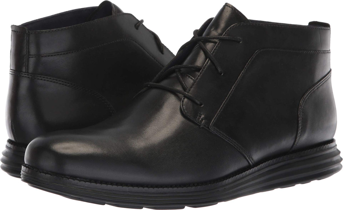 Cole Haan Men's Original Grand Chukka Boot, Black/Black, 15 W US