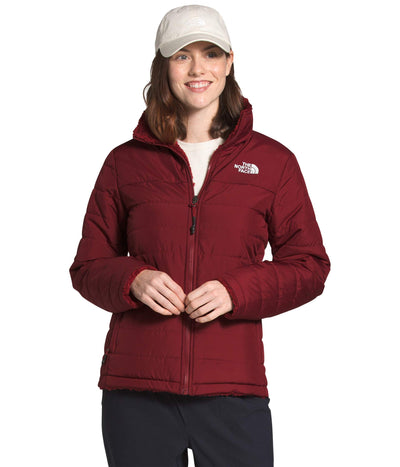 THE NORTH FACE Women's Mossbud Insulated Reversible Jacket (Standard and Plus Size), Pomegranate, X-Small