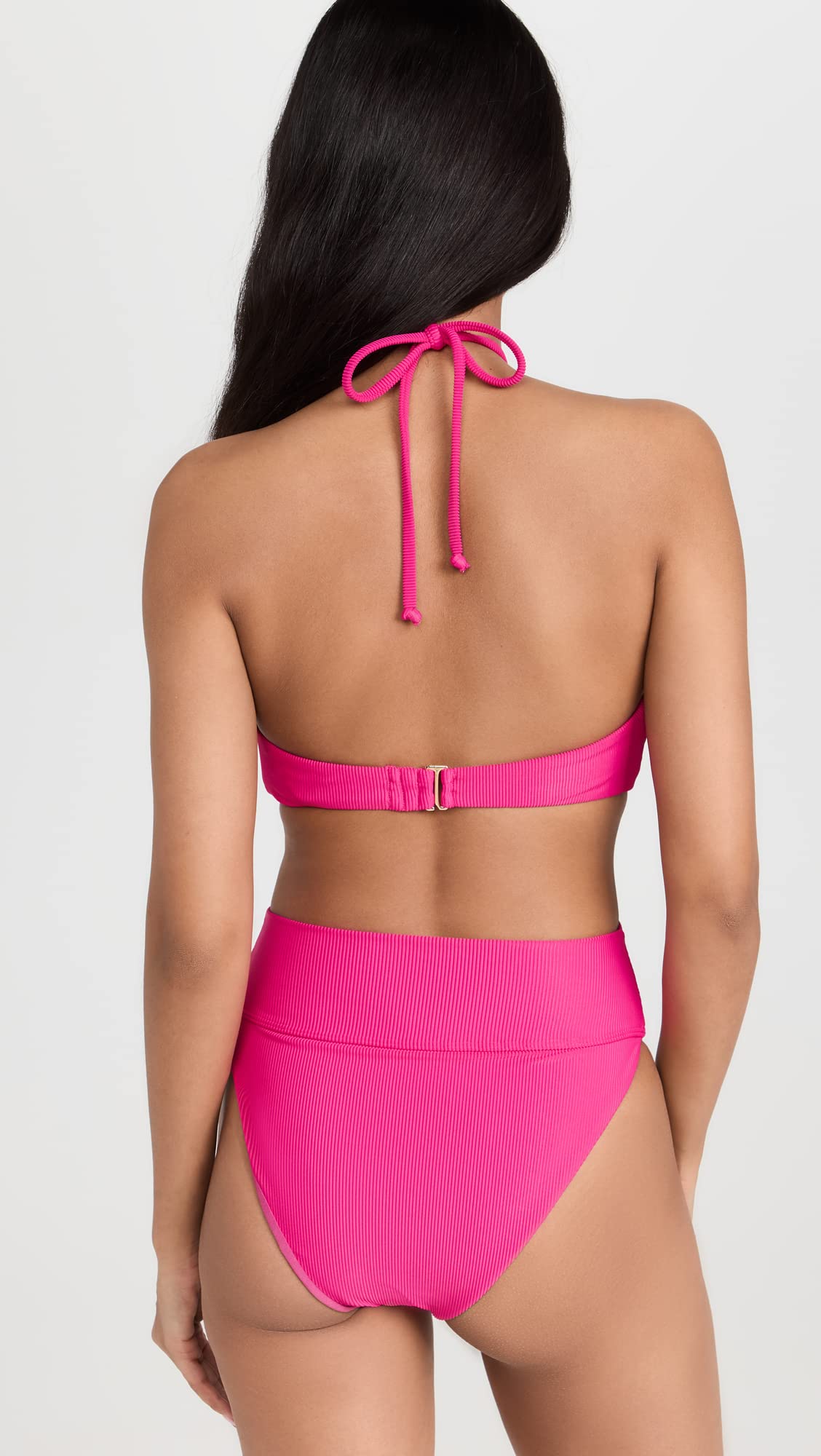 Beach Riot Women's Abby Bikini Top Large Bright Fuchsia