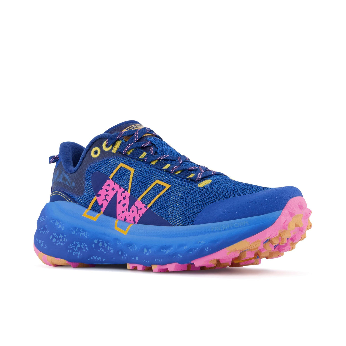 New Balance Fresh Foam X More Trail v2 Running Shoe Womens Running 8 CD US BlueApricot