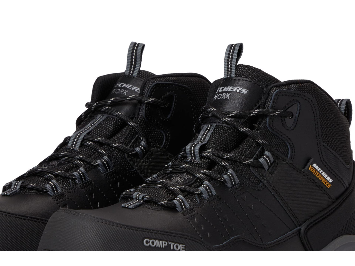 Skechers Arch Fit Tarver Comp Toe Black 12 D (M)