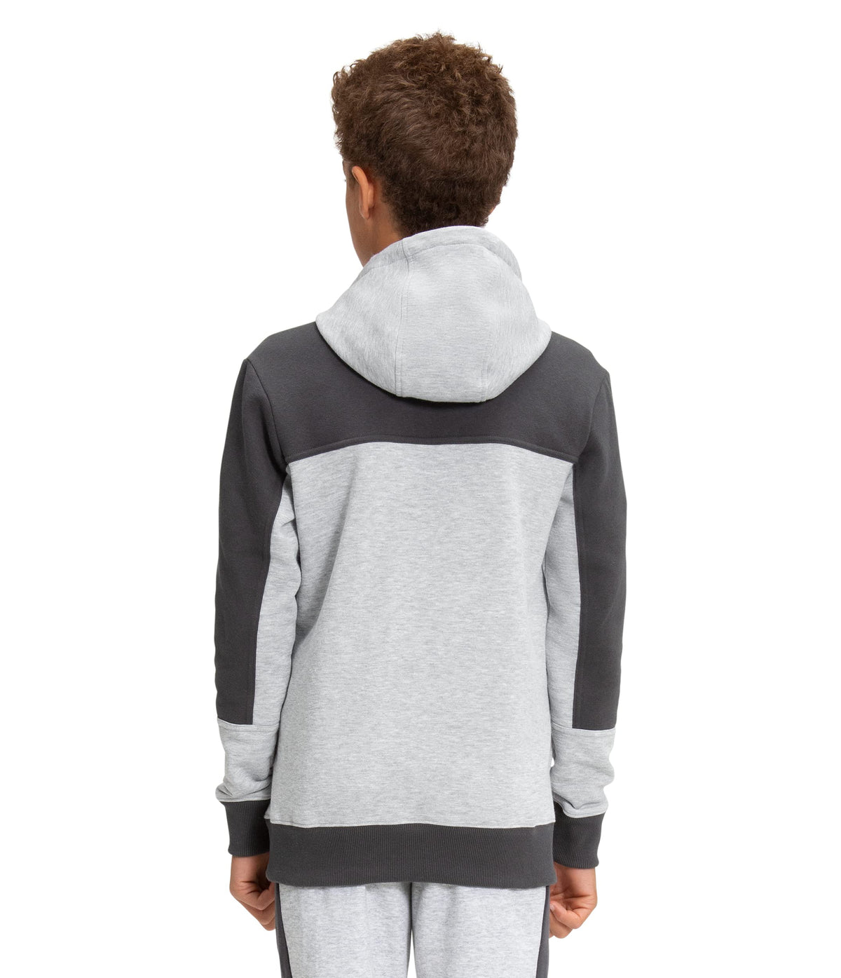 THE NORTH FACE Boy's Street Logo Pullover Hoodie (Little Kids/Big Kids) Tnf Light Grey Heather XL (18-20 Big Kids)
