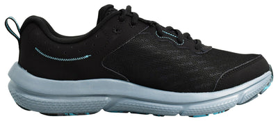 Under Armour Men's Charged Assert 10, (003) Black/Black/Blue Surf, 7.5, US