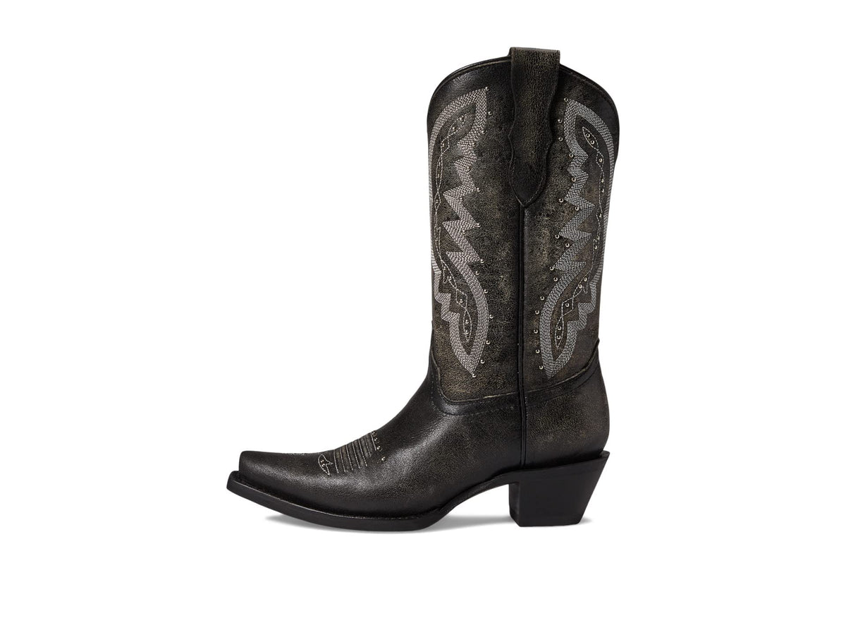 Corral Boots J8006 (Little Kid/Big Kid) Black 5 Big Kid M