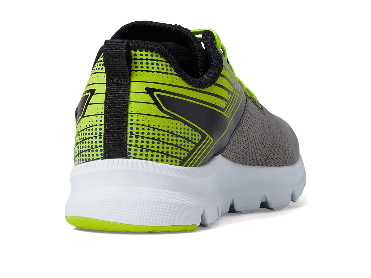 Saucony Axon Sneaker, Grey/Lime/Black, 13 US Unisex Big Kid