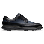 FootJoy Men's Traditions-Shield Tip Previous Season Style Golf Shoe, Black/Navy, 13 Wide